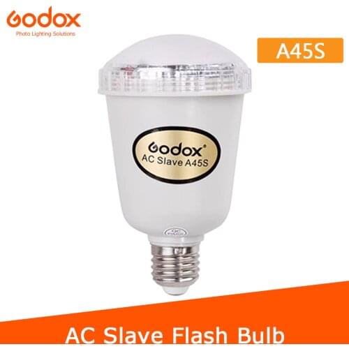 Newest Godox A45s Photo Studio Strobe Light AC Slave Flash Bulb E27