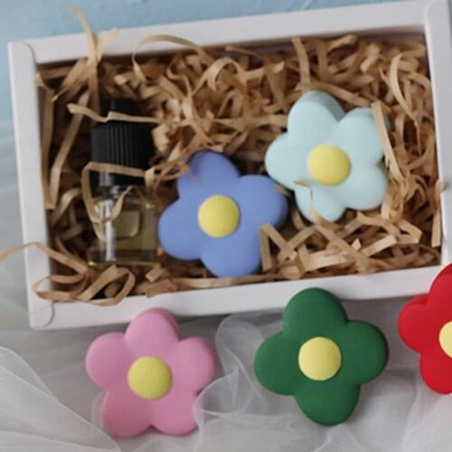 New 5pcs/lot DIY Soap Molds Flower silicone mold Geometric Mold Silicone Resin Ornaments Craft Making Decoration