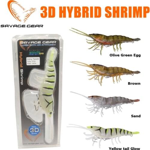 Savage Gear 3D Hybrid Shrimp High Quality Lure