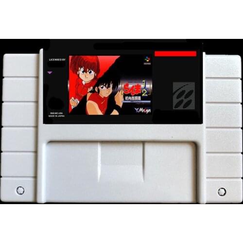 Ranma 1-2 - Chounai Gekitou Hen USA- NTSC version 46 pins Video games card NTSC version for Retro Video games Console