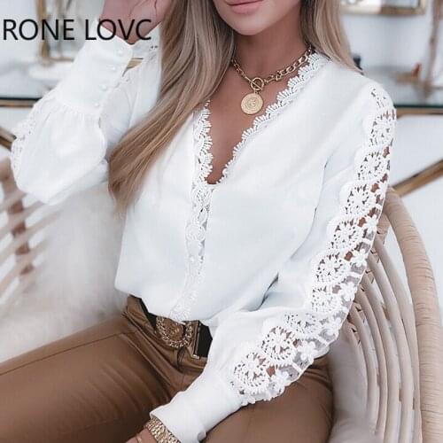 Белые блузки RFORX PANS China At AliExpress