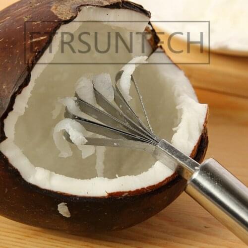 100pcs Multifunctional Stainless steel Carrot Coconut Planer Fish scale planing Manual Handheld Kitchen tool