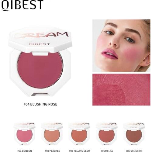 Face Blusher Peach Cream Makeup Blush Palette Cheek Contour Blush Cosmetics Blusher Cream Makeup Rouge Tint Blush