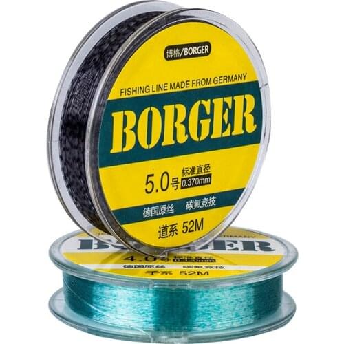 Super Strength High Quality Super Tension Fishing Line Speckle Transparent Nylon Main Line Durable High Concealment Subline 2pcs