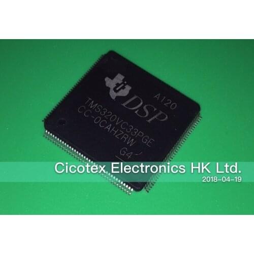 TMS320VC33PGE120 QFP44 TMS320VC33PGE IC DGTL SIGNAL PROCESSOR 144LQFP TMS320VC33PGE-120
