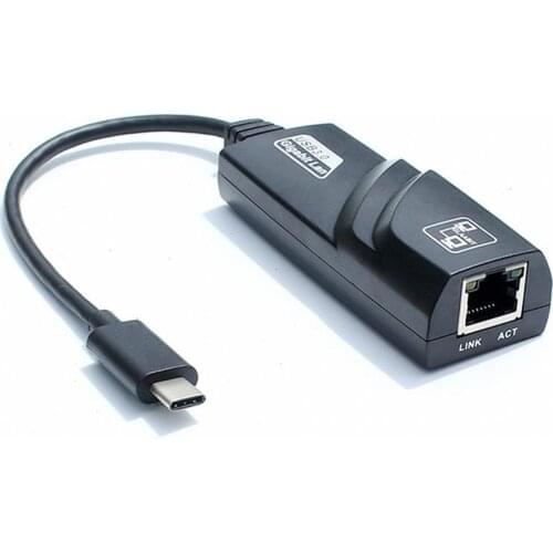 USB C to Ethernet Adapter 10/100/1000Mbps RJ45 Lan Adapter External Network Card for Windows 8/7/ Vista/XP Mac OS 10.6