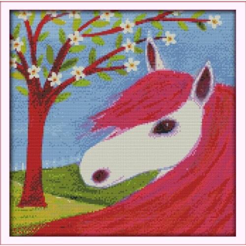 Yearning for spring (1) cross stitch kit 18ct 14ct 11ct count printed canvas stitching embroidery DIY handmade needlework