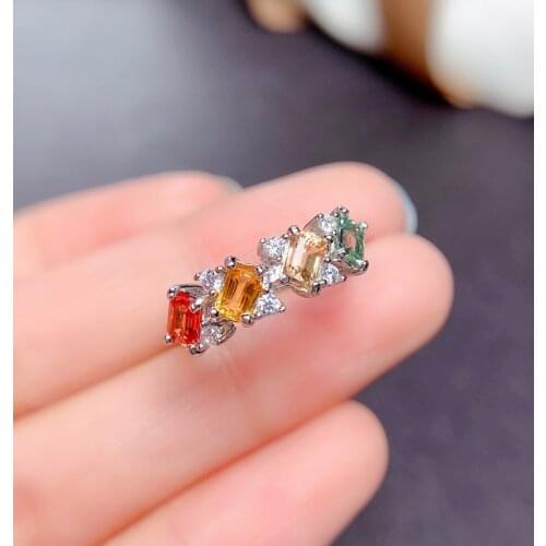 QTT Vintage Ring Jewelry Angel Finger Ring for Teen Girls Woman Clover Heart Rings Crystal Luxury Engagement Ring