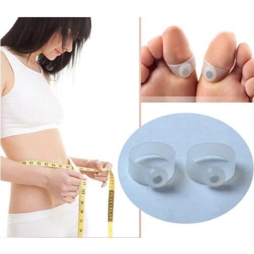 High quality Magic acupoint massager silicone magnetic toe ring for Fitness Slimming Loss Weight as body beauty shaping props