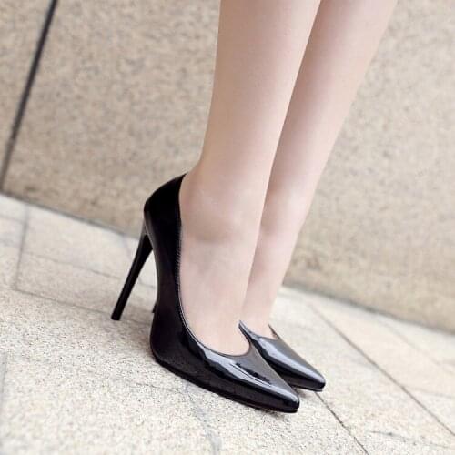 Plus Size 9 10 11 12 13 14 15 16 17 ladies high heels women shoes woman pumps Pointed slippers