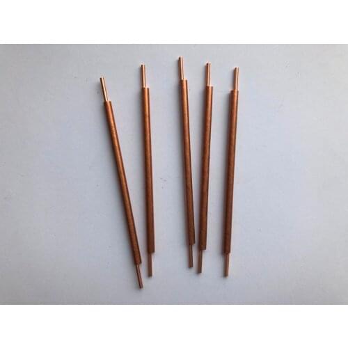 6pcs/lot 80mm two head spot welder spot welding pin solder pin needle butt welding aluminum brazing welding electrode needle