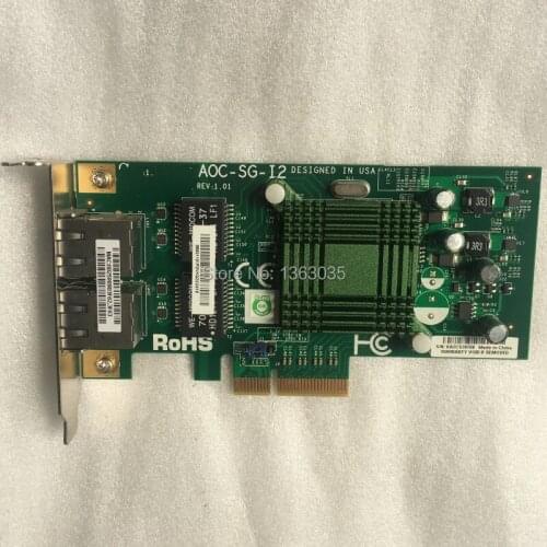 AOC-SG-I2 DUAL PORT GIGABIT ETHERNET ADAPTER PCI-EXPRESS