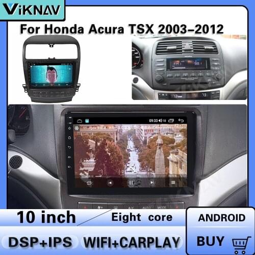 Android Car Radio for Honda Acura TSX 2003-2012 Car stereo receiver touch screen GPS navigation multimedia player head unit