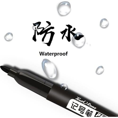 Waterproof Oily Fast Dry Marker Pen For CD Fabric Metal Glass Wood Paper Painting School Office Supply Stationery Writing Pen