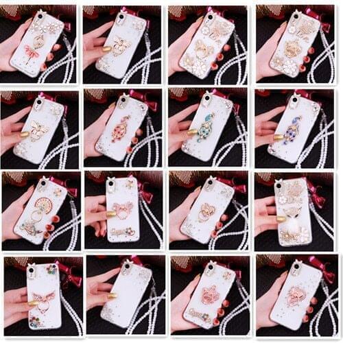 For Xiaomi Redmi 9 9A 9T Pro Note9 Pro Max Note9S Note8 Pro Capa Fashion 3D Bling Crystal Diamond Rhinestone Cover Case