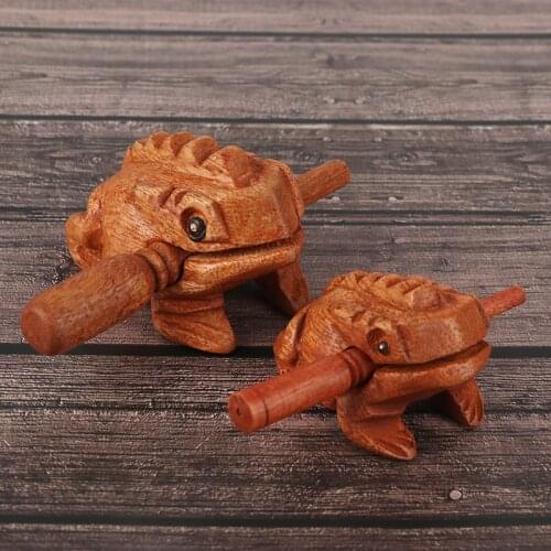 Animal Money Frog Clackers Kids Musical Instrument Percussion Toy Gift Children Toys Gift Wooden Lucky Frog Toy