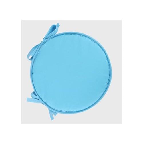 Home Dining Room Solid Chair Round Seat Pad Cushion Tie-on Kitchen Dining Removable Mat Simple Fashion