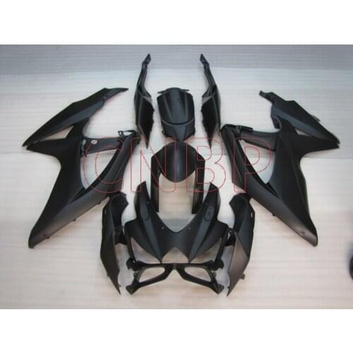 Body Kits GSXR 600 2008 - 2010 K8 Black Motorcycle Fairing for Suzuki GSXR750 2008 Body Kits GSX-R600 2008 no paint
