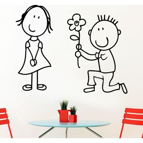 Colorful Kids Family Wall Stickers Mural Art Home Decor For Kids Rooms Nursery Room Decor Decoration Accessories Murals