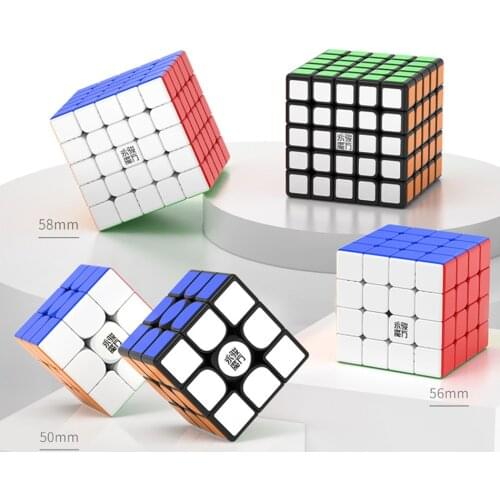 YJ Zhilong Magnetic Cube 3x3 4x4 5x5 Mini Magnetic Speed Cubes Small Size Cubo Magico Puzzle Educational Toy For Children Gift