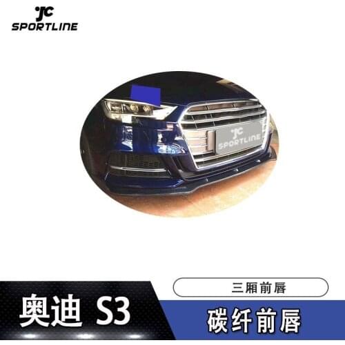 Suitable for the Shovel Rs Carbon Fiber Lip of Audi Front Spoiler S3 Hatchback