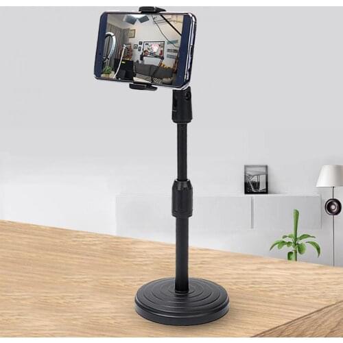 Adjustable Tablet Stand Phone Clip Holder Desktop Lazy Bracket Mount Support for Broadcasting Video Livestream Accessories