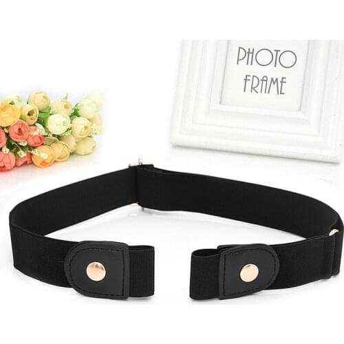 Richkeda Store New 2021 Buckle Free Women Stretch Belt Plus Size No Buckle/Show Invisible Belt For Jeans Pants Dresses