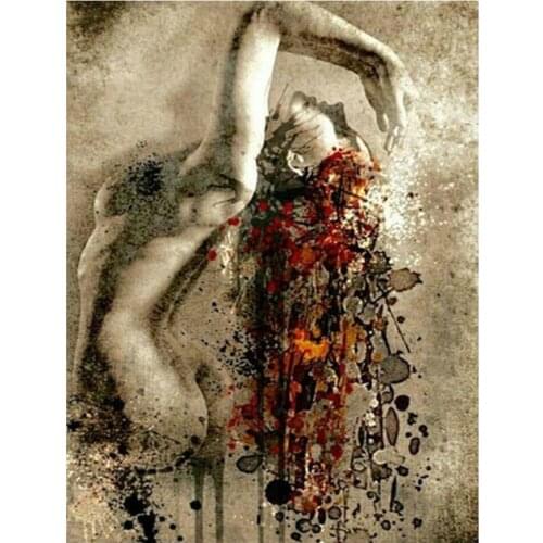 Mosaic Diamond Woman Figure Painting 5D Diy Paint Sexy Lady Jewel Cross Stitch Adult Craft Kit Completely Full Diamond