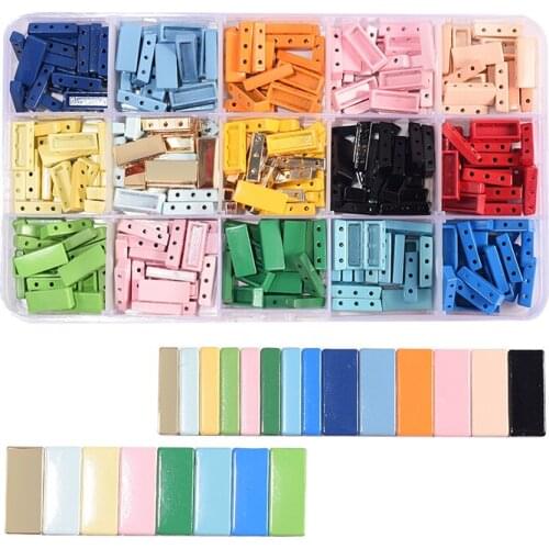 320pc/box myuki half tila myuki beads hematite arm stackable bead braclet making rainbow sead beads for jewelry making rocailles