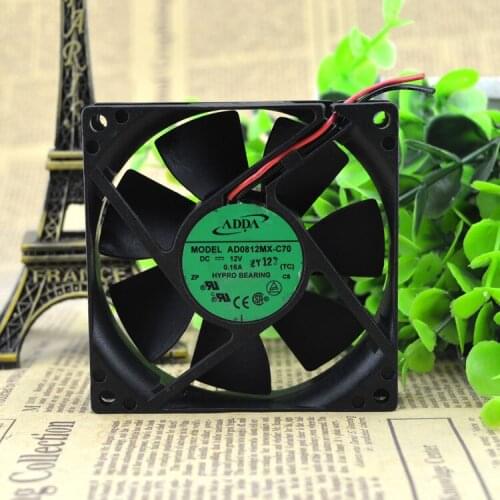 Taiwan FOR Xiexi ADDA AD0812MX-C70 8020 12V 0.16A power supply fan cabinet fan