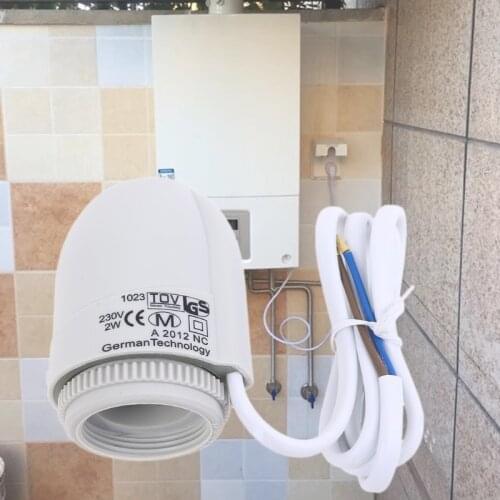 Thermal Actuator 230V Normally Closed M30x1.5 for Radiant Floor Heating Manifold