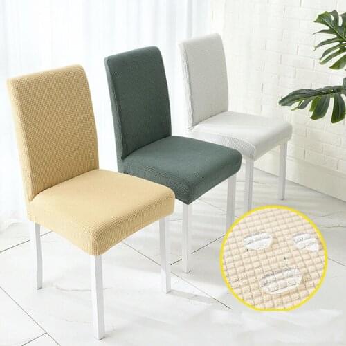 Waterproof Chair Cover Plaid Dining Chair Cover For Living Room Elastic Seat Protector Case Hotel Banquet Kitchen Home Decor