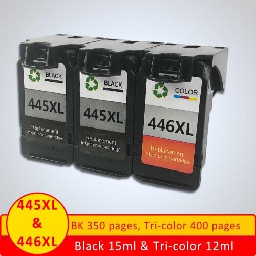 XiangYu PG-445 CL-446 XL remanufactured ink cartridge replacement for Canon PG445 CL446 for PIXMA MG2942 MG2944 IP2840