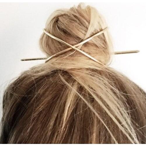 6 pcs/lot fashion jewelry accessories metal big simple hair pin hair clip hair accessories for women