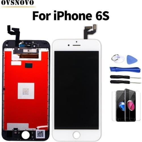 AAA+++ Quality 100% tested LCD Touch Screen Digitizer Display Assembly For iPhone 6s Screen Replacement+Tempered Glass&Tool