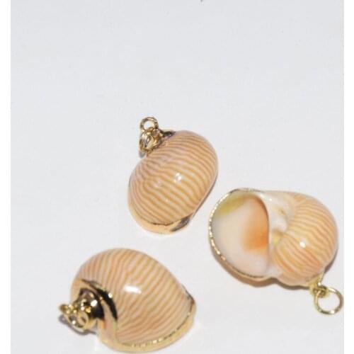 Free Shipping Natural Vein Raw mother pearl shell pendant for girl necklace rough shell charm pendant gifts for women 2018