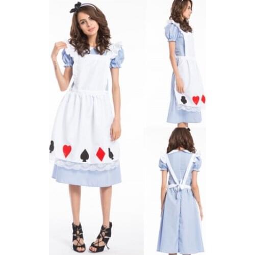 FREE SHIPPING S-4XL 1023 sexy costumes alice in wonderland costume halloween Costume for women