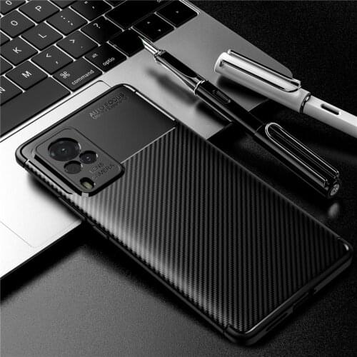 For Vivo X60 Pro Case Cover for Vivo X60 Pro Cover Business Style Soft Silicone TPU Shell Capa Funda Coque Protective Phone Case