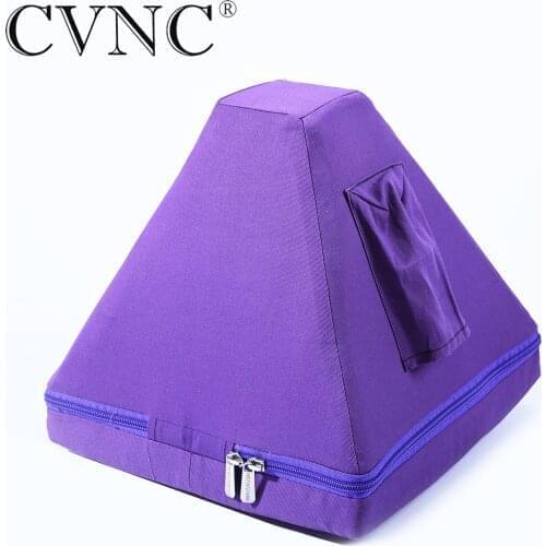 CVNC 6" Heavy Duty Canvas Carrier Bag for Crystal Singing Pyramid-Purple