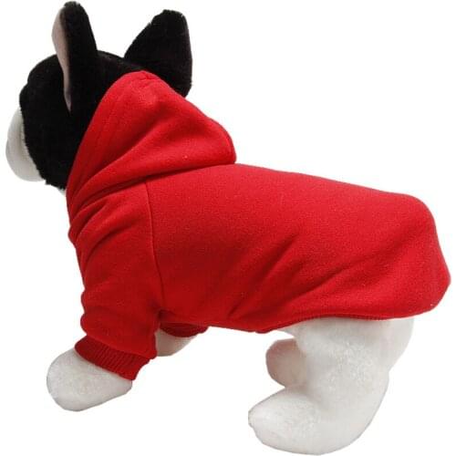 Cheap Dog Clothes Hoodie Sweatshirt Winter Pet Clothing Dog Coat Outfit Puppy Costumes Cat Yorkie Pomeranian Schnauzer Apparel