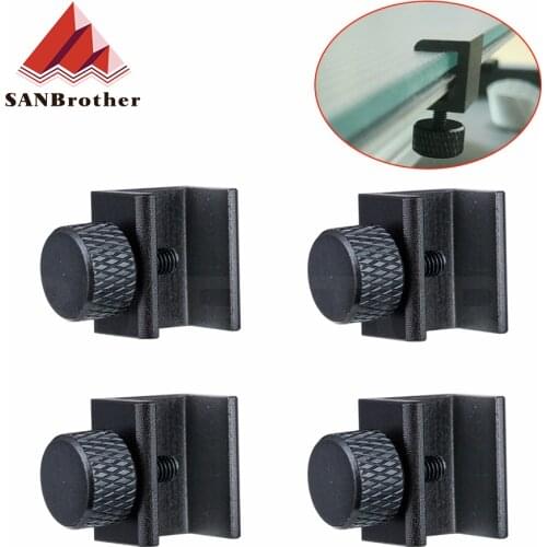 Future 4/8pcs 3D Printer Parts Glass Plate Clamp Clip Build Platform Heated Bed Retainer Hotbed Adjustable Fixed Clip for Ender