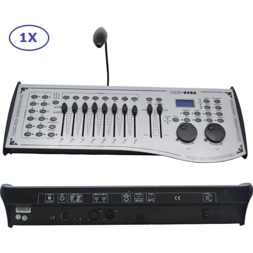 Free Shipping DMX240 Console DMX 512 Controller 192 Channels Professional DJ Disco Controller Equipment Led Moving Head Lights