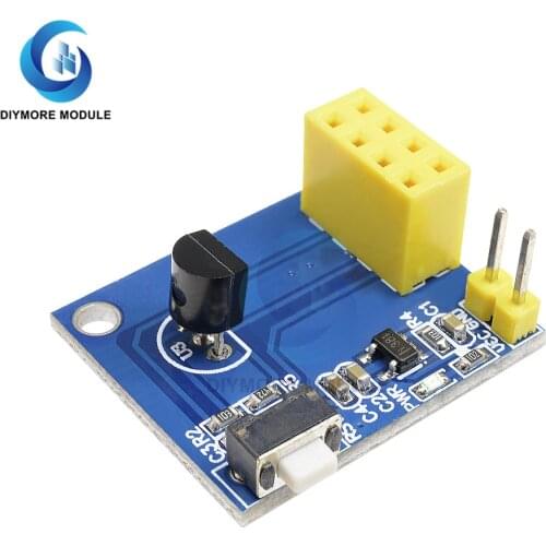 ESP8266 ESP-01/01S DS18B20 Temperature Sensor WiFi Adapter Module DC 3.7V-12V For Arduino IOT Smart Home Porject