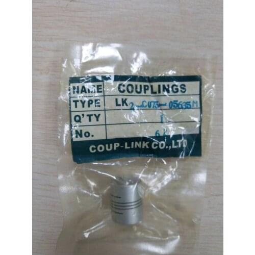LK2-CO75-056.35M Coupling brand new original authentic 5mm at one end and 6.35mm at one end