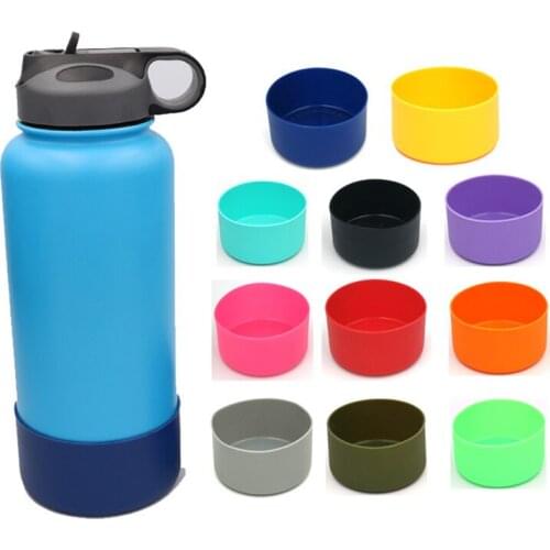 Hot Sale Silicone Boot Anti-SliSleeve Boot Slip-proof Silicone Boots/Sleeves Fit For 12&24oz / 32&40oz Hydro Flask Bottle