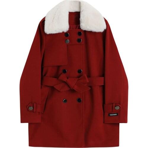 LJHXYPLYT Women's Wool Coats