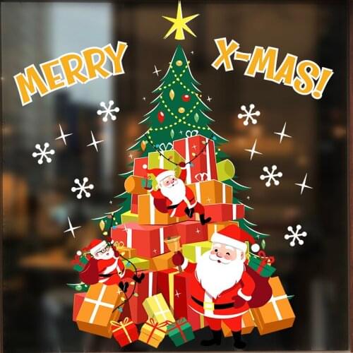 Window stickers, glass stickers, static stickers, Christmas window decoration supplies