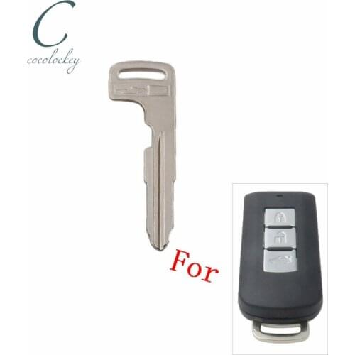 Uncut Smart Key Replacement Prox Remote Emergency Blade Insert For mitsubishi