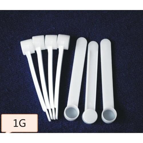 Plain 1g/2ml plastic measuring spoon without LOGO individual packing for Coffee Milk Protein Powder Nutrition Powder SN557