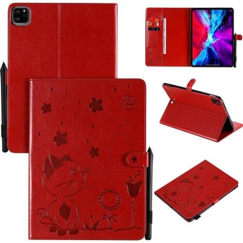 Smart Sleep Wake Up Tablet Protect Cover For New Apple Ipad Pro 11 Inch 2018 2020 Case Flip Shell Fashion PU Leather Funda+pen